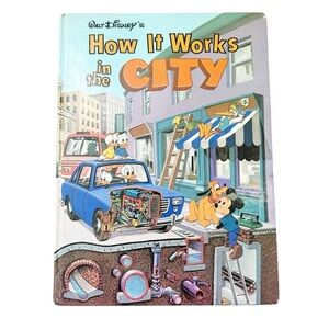Vintage 1982 Walt Disney’s How It Works in the City 153 pages Hardcover